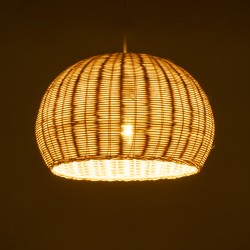 RAITO 01824 Boho Κρεμαστό Φωτιστικό Οροφής με Ντουί 1 x E27 AC 220-240V IP20 - Μπεζ - Μ40 x Π40 x Υ25cm