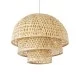 HIROKA 01836 Boho Κρεμαστό Φωτιστικό Καμπάνα Μονόφωτο 1 x E27 IP20 Μπεζ Ξύλο - Μ60 x Π60 x Υ50cm HIROKA 01836 Boho Κρεμαστό Φωτιστικό Καμπάνα Μονόφωτο 1 x E27 IP20 Μπεζ Ξύλο - Μ60 x Π60 x Υ50cm