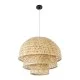 HIROKA 01836 Boho Κρεμαστό Φωτιστικό Καμπάνα Μονόφωτο 1 x E27 IP20 Μπεζ Ξύλο - Μ60 x Π60 x Υ50cm HIROKA 01836 Boho Κρεμαστό Φωτιστικό Καμπάνα Μονόφωτο 1 x E27 IP20 Μπεζ Ξύλο - Μ60 x Π60 x Υ50cm