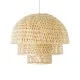 HIROKA 01836 Boho Κρεμαστό Φωτιστικό Καμπάνα Μονόφωτο 1 x E27 IP20 Μπεζ Ξύλο - Μ60 x Π60 x Υ50cm HIROKA 01836 Boho Κρεμαστό Φωτιστικό Καμπάνα Μονόφωτο 1 x E27 IP20 Μπεζ Ξύλο - Μ60 x Π60 x Υ50cm