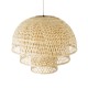HIROKA 01836 Boho Κρεμαστό Φωτιστικό Πλέγμα Μονόφωτο 1 x E27 IP20 Μπεζ Ξύλο - Μ60 x Π60 x Υ50cm HIROKA 01836 Boho Κρεμαστό Φωτιστικό Πλέγμα Μονόφωτο 1 x E27 IP20 Μπεζ Ξύλο - Μ60 x Π60 x Υ50cm