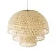 HIROKA 01836 Boho Κρεμαστό Φωτιστικό Καμπάνα Μονόφωτο 1 x E27 IP20 Μπεζ Ξύλο - Μ60 x Π60 x Υ50cm HIROKA 01836 Boho Κρεμαστό Φωτιστικό Καμπάνα Μονόφωτο 1 x E27 IP20 Μπεζ Ξύλο - Μ60 x Π60 x Υ50cm