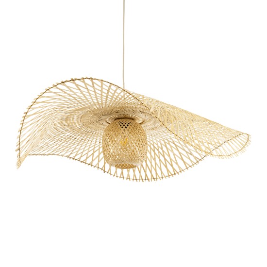 CINNABAR 01838 Boho Κρεμαστό Φωτιστικό Οροφής με Ντουί 1 x E27 AC 220-240V IP20 - Μπεζ - Μ100 x Π100 x Υ21cm