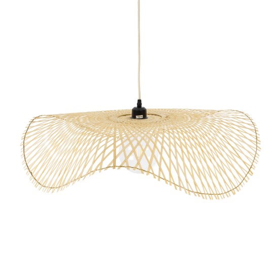 MELEMELE 01841 Boho Κρεμαστό Φωτιστικό Πλέγμα Μονόφωτο 1 x E27 IP20 Μπεζ Ξύλο - Μ75 x Π75 x Υ10cm MELEMELE 01841 Boho Κρεμαστό Φωτιστικό Πλέγμα Μονόφωτο 1 x E27 IP20 Μπεζ Ξύλο - Μ75 x Π75 x Υ10cm