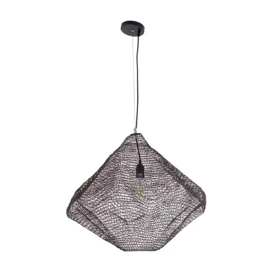 KENTUCKY 01867 Vintage Κρεμαστό Φωτιστικό Οροφής με Ντουί 1 x E27 AC 220-240V IP20 - Καφέ - Μ60 x Π60 x Υ50cm