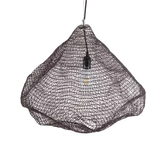 KENTUCKY 01867 Vintage Κρεμαστό Φωτιστικό Οροφής με Ντουί 1 x E27 AC 220-240V IP20 - Καφέ - Μ60 x Π60 x Υ50cm