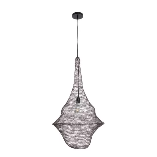 KENTUCKY 01875 Vintage Κρεμαστό Φωτιστικό Οροφής με Ντουί 1 x E27 AC 220-240V IP20 - Καφέ - Μ50 x Π50 x Υ90cm