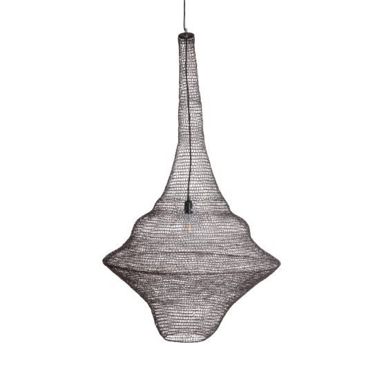 KENTUCKY 01878 Vintage Κρεμαστό Φωτιστικό Οροφής με Ντουί 1 x E27 AC 220-240V IP20 - Καφέ - Μ80 x Π80 x Υ140cm