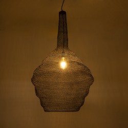 KENTUCKY 01884 Vintage Κρεμαστό Φωτιστικό Οροφής με Ντουί 1 x E27 AC 220-240V IP20 - Καφέ - Μ60 x Π60 x Υ90cm