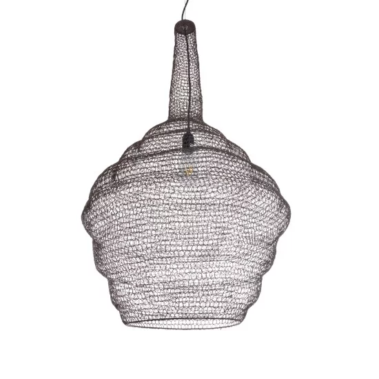 KENTUCKY 01884 Vintage Κρεμαστό Φωτιστικό Οροφής με Ντουί 1 x E27 AC 220-240V IP20 - Καφέ - Μ60 x Π60 x Υ90cm