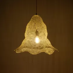 KENTUCKY 01889 Vintage Κρεμαστό Φωτιστικό Οροφής με Ντουί 1 x E27 AC 220-240V IP20 - Λευκό - Μ50 x Π50 x Υ48cm