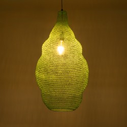 KENTUCKY 01897 Vintage Κρεμαστό Φωτιστικό Οροφής με Ντουί 1 x E27 AC 220-240V IP20 - Τιρκουάζ - Μ40 x Π40 x Υ70cm