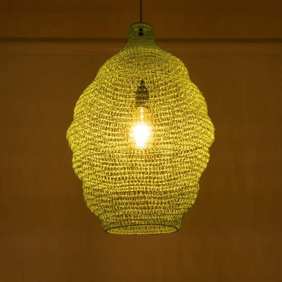 KENTUCKY 01900 Vintage Κρεμαστό Φωτιστικό Οροφής με Ντουί 1 x E27 AC 220-240V IP20 - Τιρκουάζ - Μ40 x Π40 x Y60cm