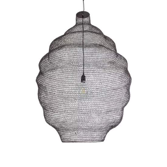 KENTUCKY 01902 Vintage Κρεμαστό Φωτιστικό Οροφής με Ντουί 1 x E27 AC 220-240V IP20 - Καφέ - Μ80 x Π80 x Y110cm