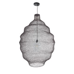 KENTUCKY 01902 Vintage Κρεμαστό Φωτιστικό Οροφής με Ντουί 1 x E27 AC 220-240V IP20 - Καφέ - Μ80 x Π80 x Y110cm