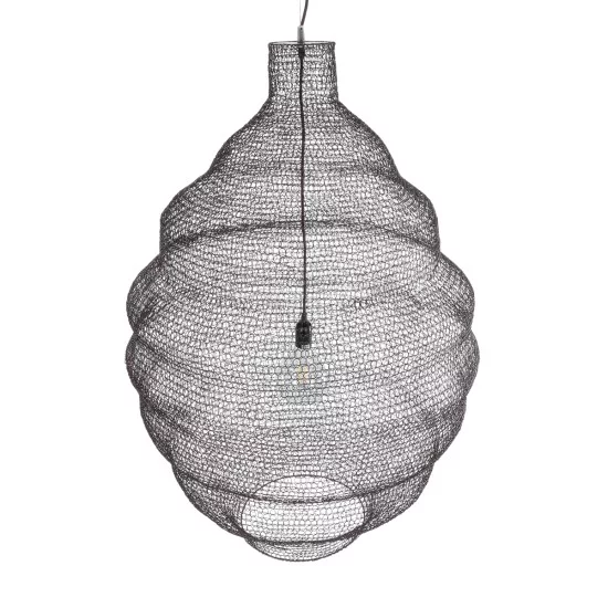 KENTUCKY 01902 Vintage Κρεμαστό Φωτιστικό Οροφής με Ντουί 1 x E27 AC 220-240V IP20 - Καφέ - Μ80 x Π80 x Y110cm