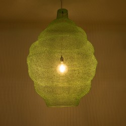 KENTUCKY 01903 Vintage Κρεμαστό Φωτιστικό Οροφής με Ντουί 1 x E27 AC 220-240V IP20 - Τιρκουάζ - Μ80 x Π80 x Y110cm