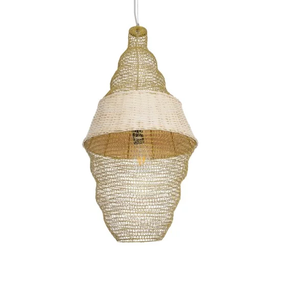 KENTUCKY 01910 Vintage Κρεμαστό Φωτιστικό Οροφής με Ντουί 1 x E27 AC 220-240V IP20 - Μπεζ - Μ40 x Π40 x Υ80cm