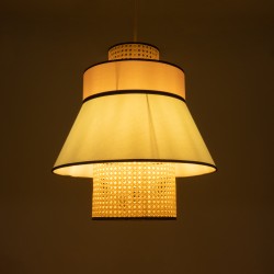 SAIGE 01920 Boho Κρεμαστό Φωτιστικό Οροφής με Ντουί 1 x E27 AC 220-240V IP20 - Πολύχρωμο - Μ50 x Π50 x Υ54cm