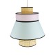 SAIGE 01920 Boho Κρεμαστό Φωτιστικό Πλέγμα Μονόφωτο 1 x E27 IP20 Μπεζ Ξύλο με Πολύχρωμο Ύφασμα - Μ50 x Π50 x Υ54cm SAIGE 01920 Boho Κρεμαστό Φωτιστικό Πλέγμα Μονόφωτο 1 x E27 IP20 Μπεζ Ξύλο με Πολύχρωμο Ύφασμα - Μ50 x Π50 x Υ54cm