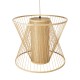 HIBISCUS 01925 Boho Κρεμαστό Φωτιστικό Οροφής με Ντουί 1 x E27 AC 220-240V IP20 - Μπεζ - Μ60 x Π60 x Υ50cm