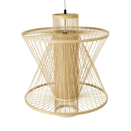 HIBISCUS 01931 Boho Κρεμαστό Φωτιστικό Οροφής με Ντουί 1 x E27 AC 220-240V IP20 - Μπεζ - Μ50 x Π50 x Υ60cm