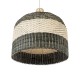 BARBADOS 01945 Boho Κρεμαστό Φωτιστικό Οροφής με Ντουί 1 x E27 AC 220-240V IP20 - Μπεζ & Λαδί - Μ60 x Π60 x Υ60cm