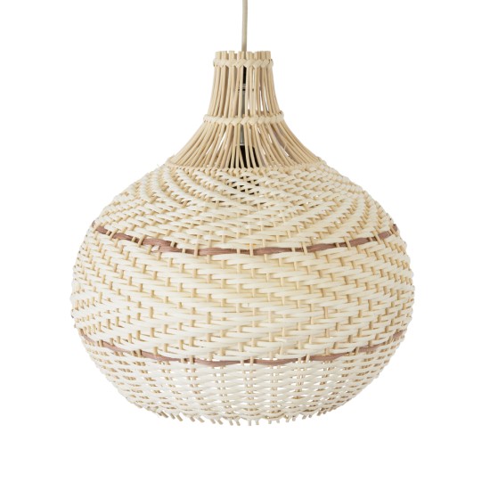 SANTACRUZ 01950 Boho Κρεμαστό Φωτιστικό Καμπάνα Μονόφωτο 1 x E27 IP20 Μπεζ & Καφέ Ξύλο - Μ40 x Π40 x Υ40cm SANTACRUZ 01950 Boho Κρεμαστό Φωτιστικό Καμπάνα Μονόφωτο 1 x E27 IP20 Μπεζ & Καφέ Ξύλο - Μ40 x Π40 x Υ40cm