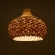 PANAMA 01952 Boho Κρεμαστό Φωτιστικό Οροφής με Ντουί 1 x E27 AC 220-240V IP20 - Μπεζ & Καφέ - Μ40 x Π40 x Υ34cm
