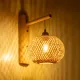  SELVA 01963 Boho Φωτιστικό Τοίχου - Απλίκα με Ντουί 1 x E27 AC 220-240V IP20 - Μπεζ - Μ23 x Π23 x Υ37cm