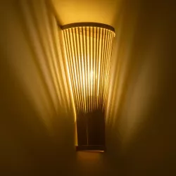  CHORD 01975 Boho Φωτιστικό Τοίχου - Απλίκα με Ντουί 1 x E27 AC 220-240V IP20 - Μπεζ - Μ20 x Π10 x Υ38.5cm