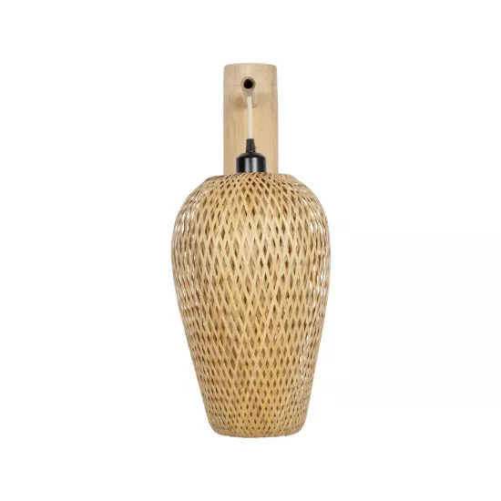  SELVA 01977 Boho Φωτιστικό Τοίχου - Απλίκα με Ντουί 1 x E27 AC 220-240V IP20 - Μπεζ - Μ24 x Π32 x Υ56cm