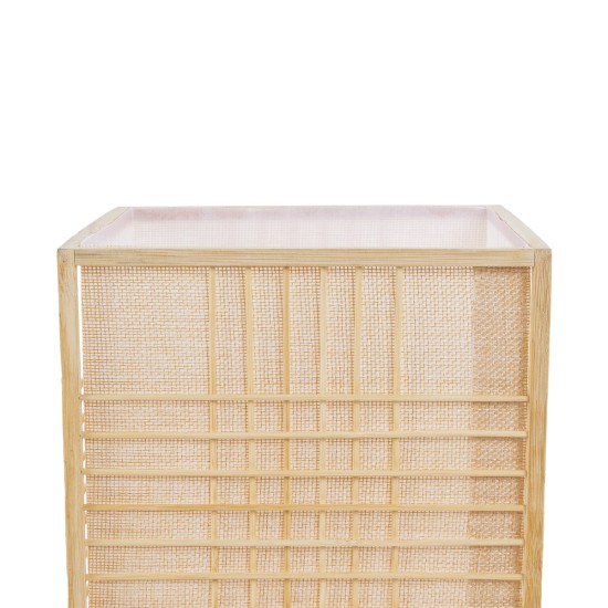 JUNIE 01997 Boho Επιδαπέδιο Φωτιστικό με Ντουί 1 x E27 AC 220-240V IP20 - Μπεζ - Μ20 x Π20 x Υ40cm