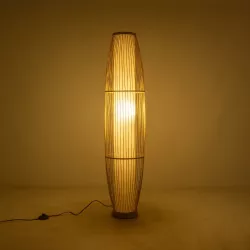 TULUM 02002 Boho Επιδαπέδιο Φωτιστικό με Ντουί 1 x E27 AC 220-240V IP20 - Μπεζ - Μ30 x Π30 x Υ120cm