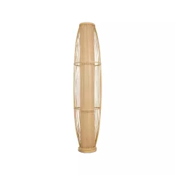 TULUM 02002 Boho Επιδαπέδιο Φωτιστικό με Ντουί 1 x E27 AC 220-240V IP20 - Μπεζ - Μ30 x Π30 x Υ120cm