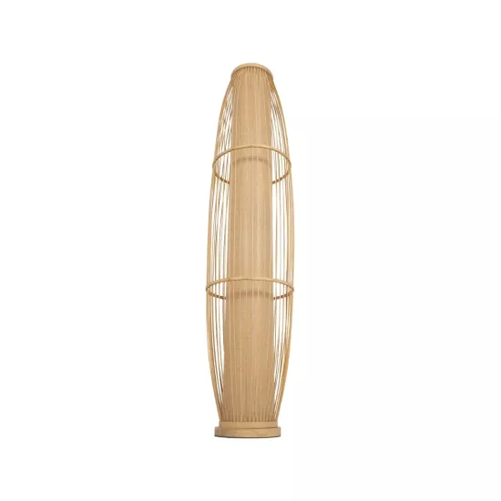 TULUM 02002 Boho Επιδαπέδιο Φωτιστικό με Ντουί 1 x E27 AC 220-240V IP20 - Μπεζ - Μ30 x Π30 x Υ120cm