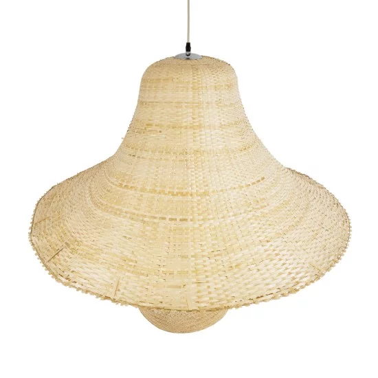 JUNIPER 02047 Boho Κρεμαστό Φωτιστικό Πλέγμα Μονόφωτο 1 x E27 IP20 Μπεζ Ξύλο - Μ100 x Π100 x Υ90cm JUNIPER 02047 Boho Κρεμαστό Φωτιστικό Πλέγμα Μονόφωτο 1 x E27 IP20 Μπεζ Ξύλο - Μ100 x Π100 x Υ90cm