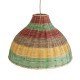 CABALLEROS 02053 Boho Κρεμαστό Φωτιστικό Καμπάνα Μονόφωτο 1 x E27 IP20 Πολύχρωμο Ξύλο - Μ40 x Π40 x Υ27cm CABALLEROS 02053 Boho Κρεμαστό Φωτιστικό Καμπάνα Μονόφωτο 1 x E27 IP20 Πολύχρωμο Ξύλο - Μ40 x Π40 x Υ27cm
