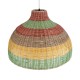 CABALLEROS 02054 Boho Κρεμαστό Φωτιστικό Καμπάνα Μονόφωτο 1 x E27 IP20 Πολύχρωμο Ξύλο - Μ70 x Π70 x Υ48cm CABALLEROS 02054 Boho Κρεμαστό Φωτιστικό Καμπάνα Μονόφωτο 1 x E27 IP20 Πολύχρωμο Ξύλο - Μ70 x Π70 x Υ48cm