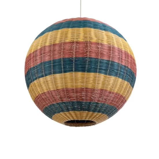 CABALLEROS 02063 Boho Κρεμαστό Φωτιστικό Μπάλα Μονόφωτο 1 x E27 IP20 Πολύχρωμο Ξύλο - Μ70 x Π70 x Υ70cm CABALLEROS 02063 Boho Κρεμαστό Φωτιστικό Μπάλα Μονόφωτο 1 x E27 IP20 Πολύχρωμο Ξύλο - Μ70 x Π70 x Υ70cm