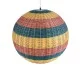 CABALLEROS 02063 Boho Κρεμαστό Φωτιστικό Μπάλα Μονόφωτο 1 x E27 IP20 Πολύχρωμο Ξύλο - Μ70 x Π70 x Υ70cm CABALLEROS 02063 Boho Κρεμαστό Φωτιστικό Μπάλα Μονόφωτο 1 x E27 IP20 Πολύχρωμο Ξύλο - Μ70 x Π70 x Υ70cm