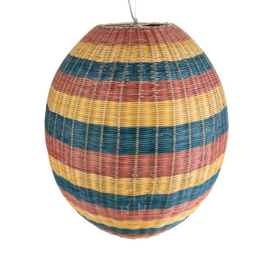 CABALLEROS 02066 Boho Κρεμαστό Φωτιστικό Μπάλα Μονόφωτο 1 x E27 IP20 Πολύχρωμο Ξύλο - Μ70 x Π70 x Υ80cm CABALLEROS 02066 Boho Κρεμαστό Φωτιστικό Μπάλα Μονόφωτο 1 x E27 IP20 Πολύχρωμο Ξύλο - Μ70 x Π70 x Υ80cm
