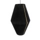 SALERNO 02078 Boho Κρεμαστό Φωτιστικό Καμπάνα Μονόφωτο 1 x E27 IP20 Μαύρο & Μπεζ Βαμβακερό Νήμα - Μ50 x Π50 x Υ80cm SALERNO 02078 Boho Κρεμαστό Φωτιστικό Καμπάνα Μονόφωτο 1 x E27 IP20 Μαύρο & Μπεζ Βαμβακερό Νήμα - Μ50 x Π50 x Υ80cm