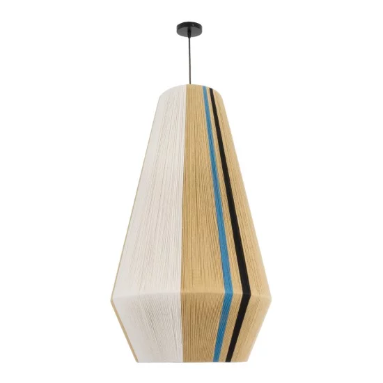 SALERNO 02079 Boho Κρεμαστό Φωτιστικό Οροφής με Ντουί 1 x E27 AC 220-240V IP20 - Πολύχρωμο - Μ50 x Π50 x Υ90cm