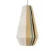 SALERNO 02079 Boho Κρεμαστό Φωτιστικό Οροφής με Ντουί 1 x E27 AC 220-240V IP20 - Πολύχρωμο - Μ50 x Π50 x Υ90cm