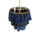 MISSOULA 02085 Boho Κρεμαστό Φωτιστικό Καπέλο Μονόφωτο 1 x E27 IP20 Μπλε & Μαύρο Βαμβακερό Νήμα με Χρυσό Μέταλλο - Μ30 x Π30 x Υ40cm MISSOULA 02085 Boho Κρεμαστό Φωτιστικό Καπέλο Μονόφωτο 1 x E27 IP20 Μπλε & Μαύρο Βαμβακερό Νήμα με Χρυσό Μέταλλο - Μ30 x Π30 x Υ40cm
