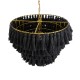 MISSOULA 02091 Boho Κρεμαστό Φωτιστικό Σχοινί Μονόφωτο 1 x E27 IP20 Μαύρο Ύφασμα με Χρυσό Μέταλλο - Μ60 x Π60 x Υ40cm MISSOULA 02091 Boho Κρεμαστό Φωτιστικό Σχοινί Μονόφωτο 1 x E27 IP20 Μαύρο Ύφασμα με Χρυσό Μέταλλο - Μ60 x Π60 x Υ40cm