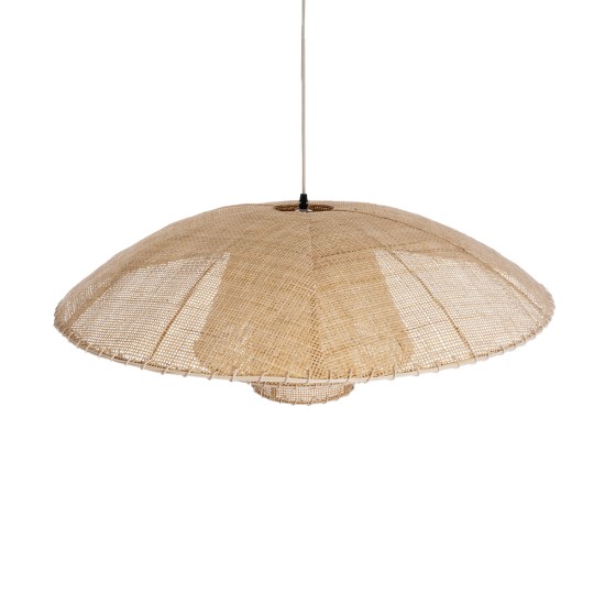 ZORA 02139 Boho Κρεμαστό Φωτιστικό Καμπάνα Μονόφωτο 1 x E27 IP20 Μπεζ Ύφασμα - Μ80 x Π80 x Υ32cm ZORA 02139 Boho Κρεμαστό Φωτιστικό Καμπάνα Μονόφωτο 1 x E27 IP20 Μπεζ Ύφασμα - Μ80 x Π80 x Υ32cm