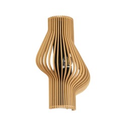 MIHIRO 02174 Boho Φωτιστικό Τοίχου - Απλίκα με Ντουί 1 x E27 AC 220-240V IP20 - Μπεζ - Μ25 x Π13 x Υ40cm