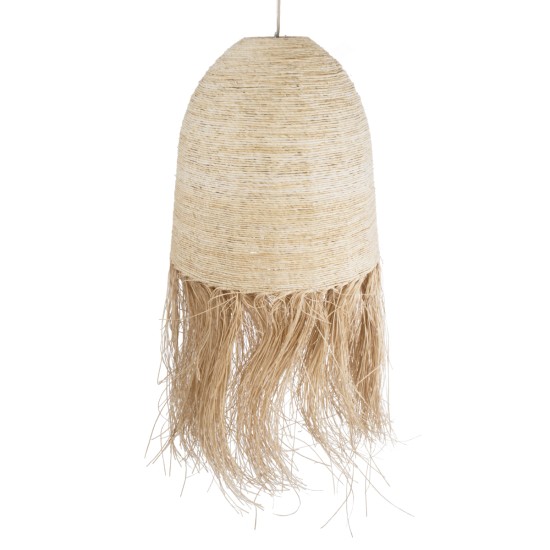 AREMBEPE 02179 Boho Κρεμαστό Φωτιστικό Καμπάνα Μονόφωτο 1 x E27 IP20 Μπεζ Raffia - Μ60 x Π60 x Υ130cm AREMBEPE 02179 Boho Κρεμαστό Φωτιστικό Καμπάνα Μονόφωτο 1 x E27 IP20 Μπεζ Raffia - Μ60 x Π60 x Υ130cm
